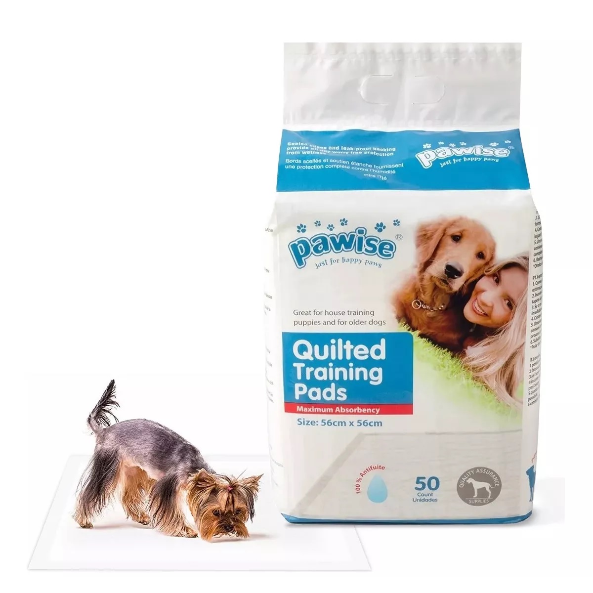 Set Pañal Almohadillas De Entrenamiento Para Perros Y Gatos 50pz