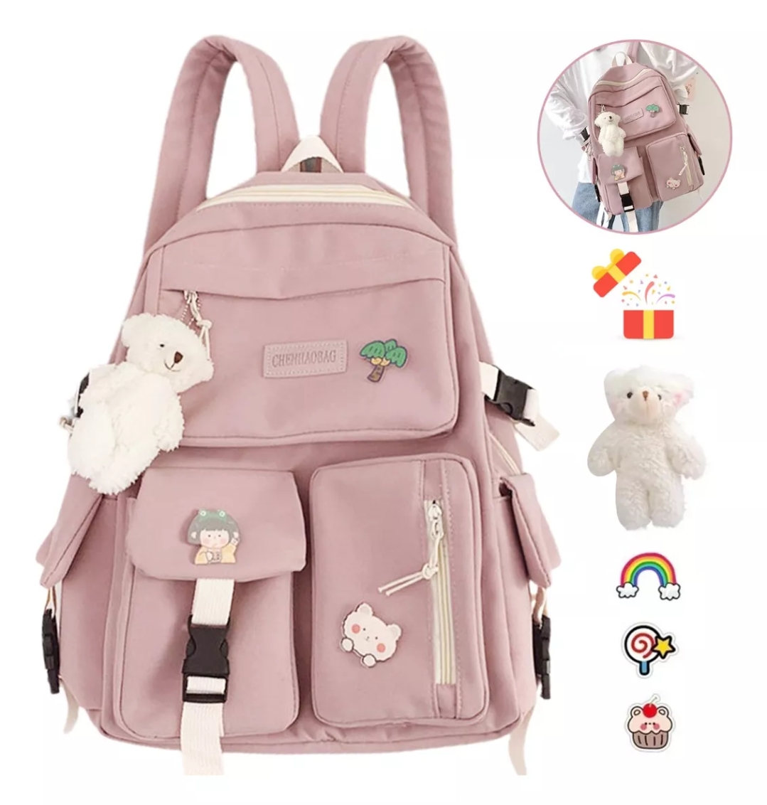 Mochila Gran Capacidad Para Laptop Mochila Escolar Casual