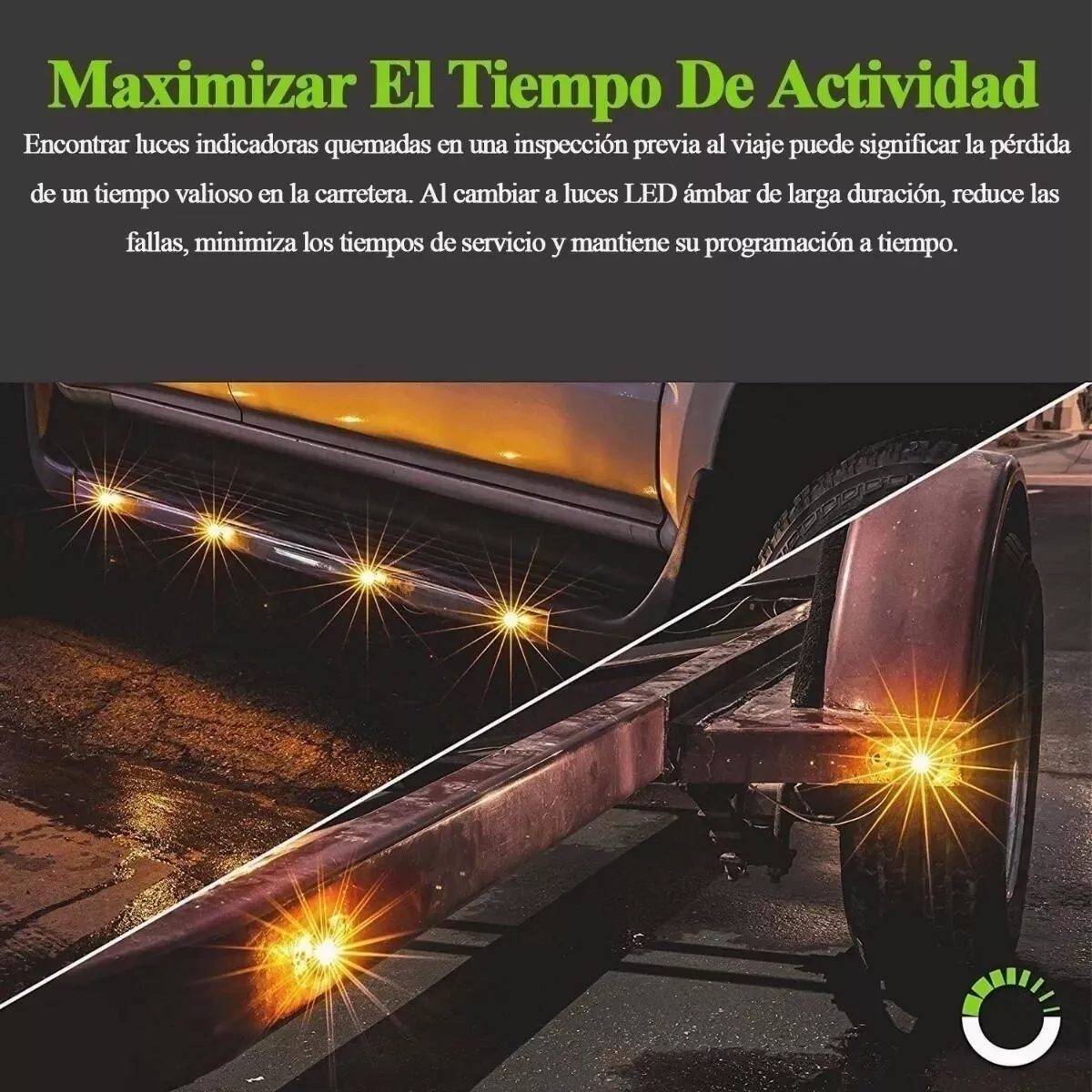 50pzs Plafones Led Cromado Para Camión Trailer Micro 12v