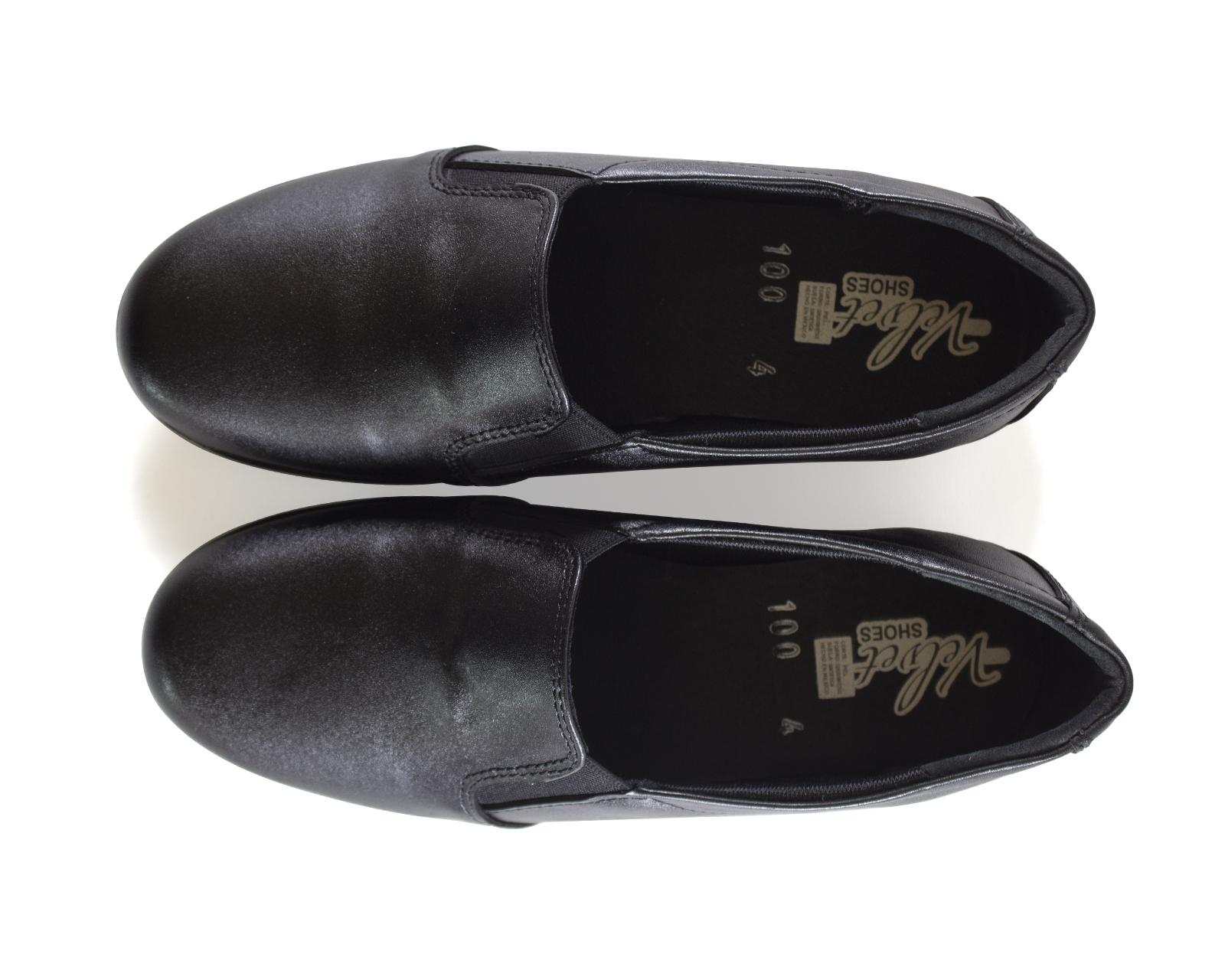 Zapato Choclo De Piel Para Mujer Color Negro