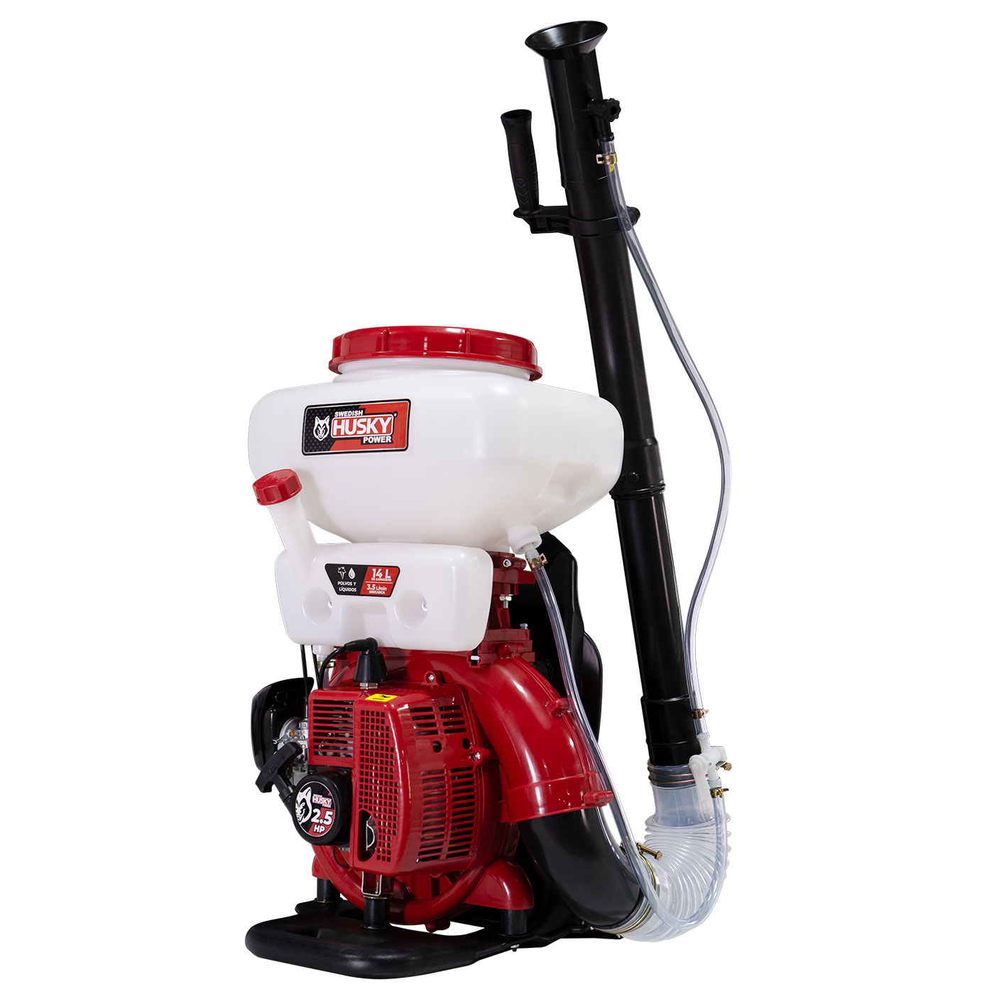 FUMIGADORA ASPERSORA SWEDISH HUSKY POWER P/LIQUIDOS Y POLVOS 14 LITROS 2.5 HP 41.5 CC - HKF1400