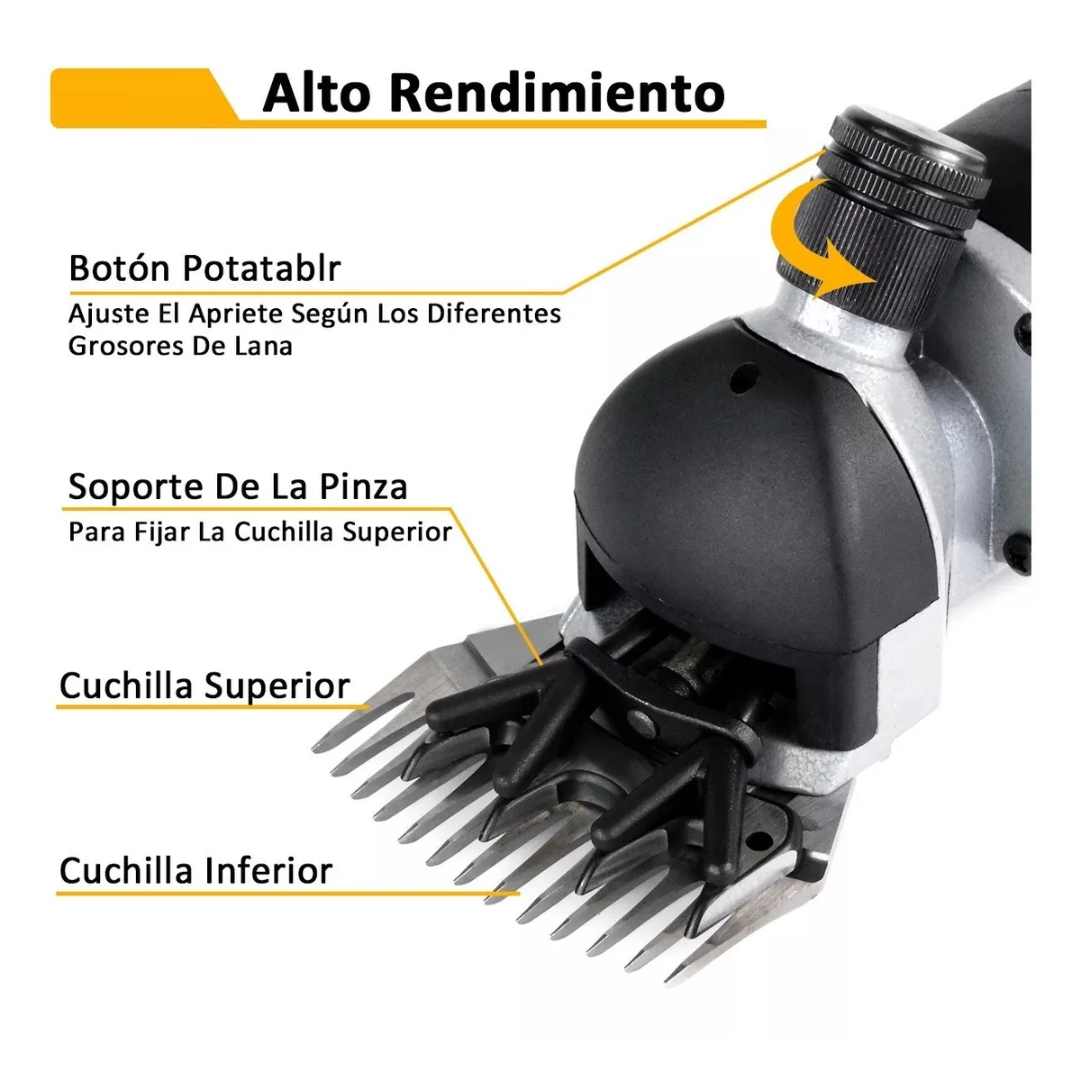 Trasquiladora Rasuradora Eléctrica De Borrego Oveja Caballo Negro