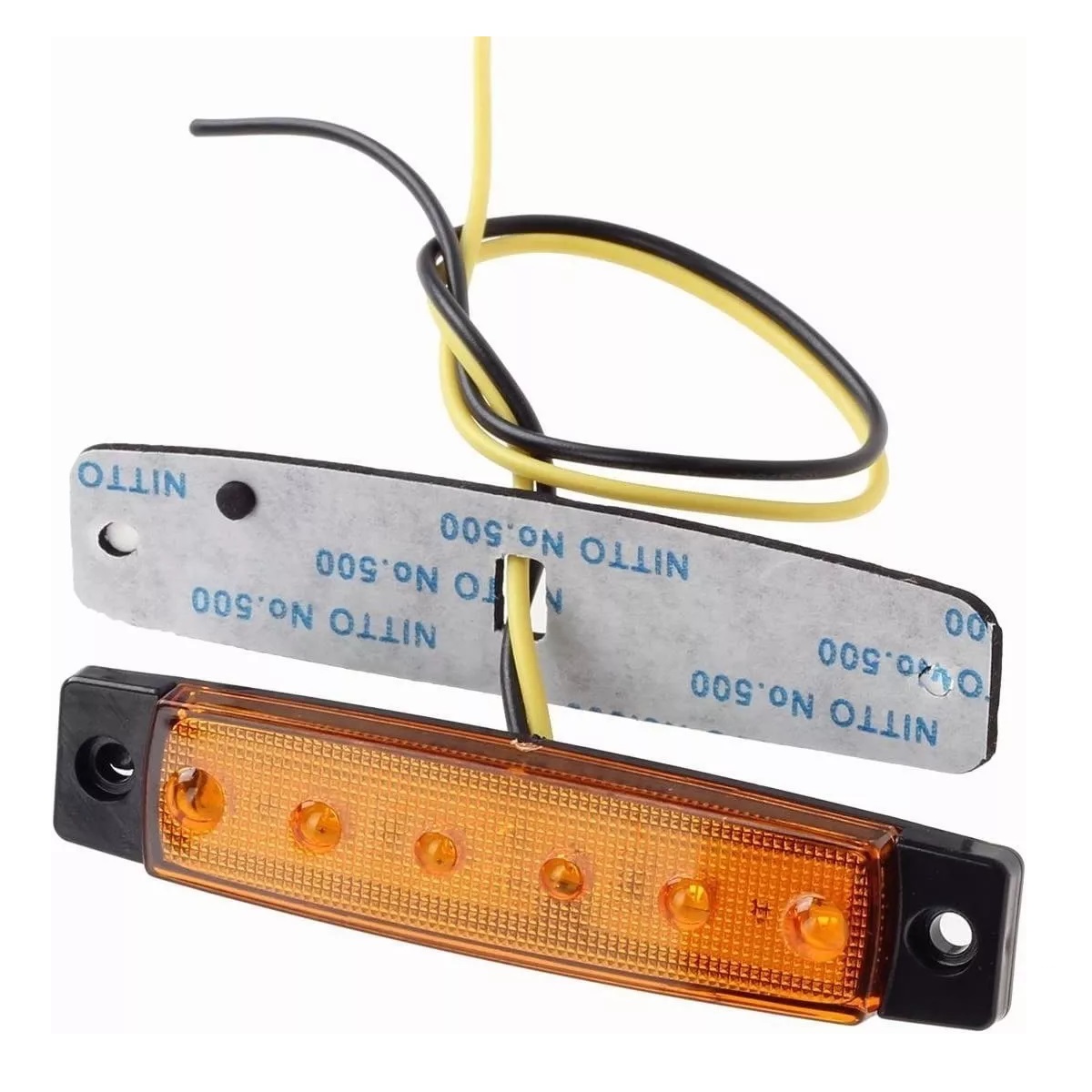 Set Luz Led Lateral Indicadora P/camión/tráiler, Ámbar, 20 Pzs.