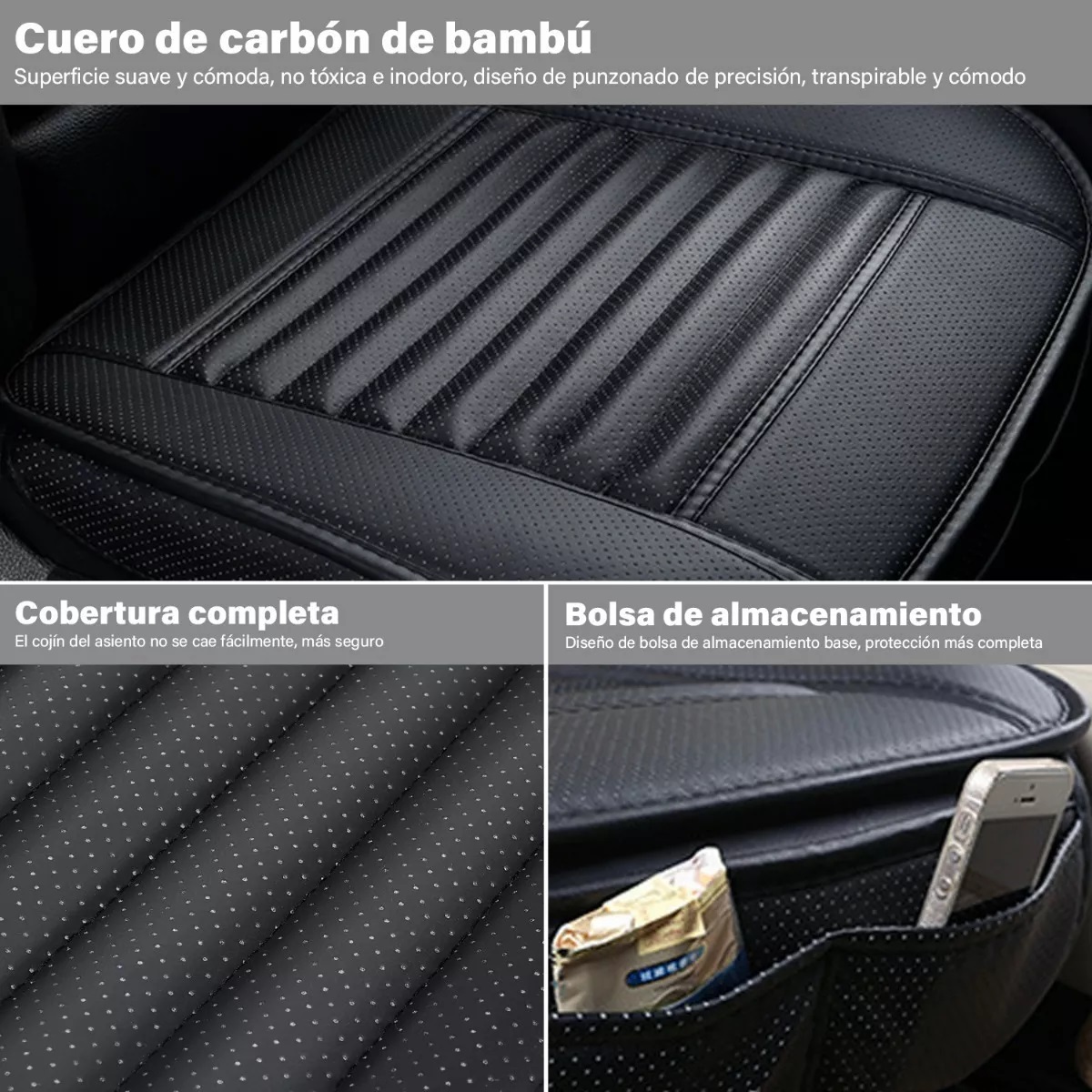 Funda Para Asiento De Auto Protector De Asiento 2 Piezas
