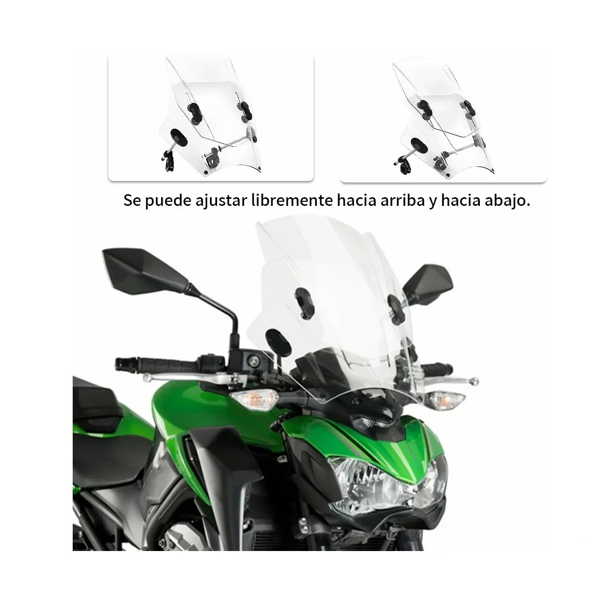 Parabrisas Universal Para Moto Kawasaki Yamaha Pulsar Suzuki