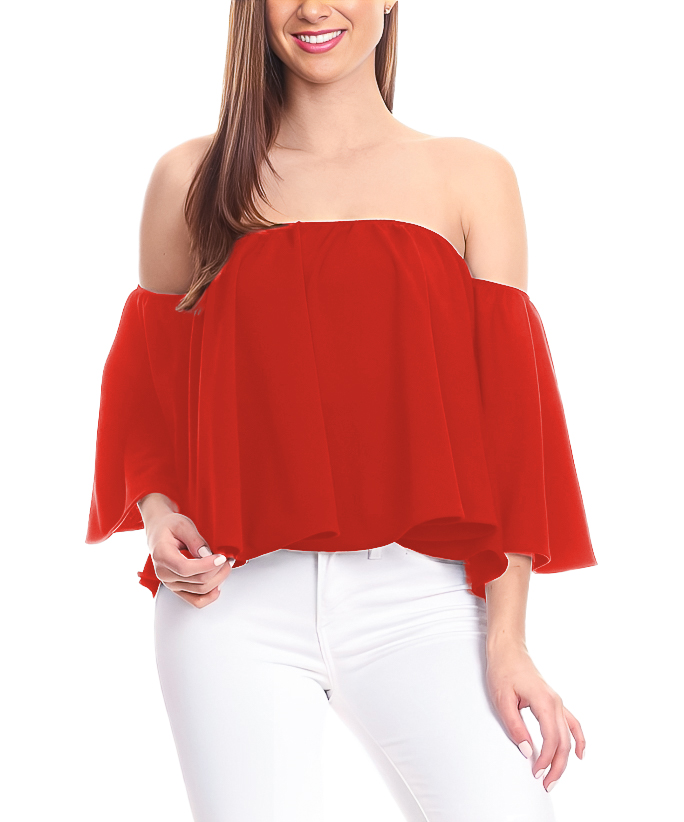 Blusa casual juvenil mujer dama xally 23 hombros caídos