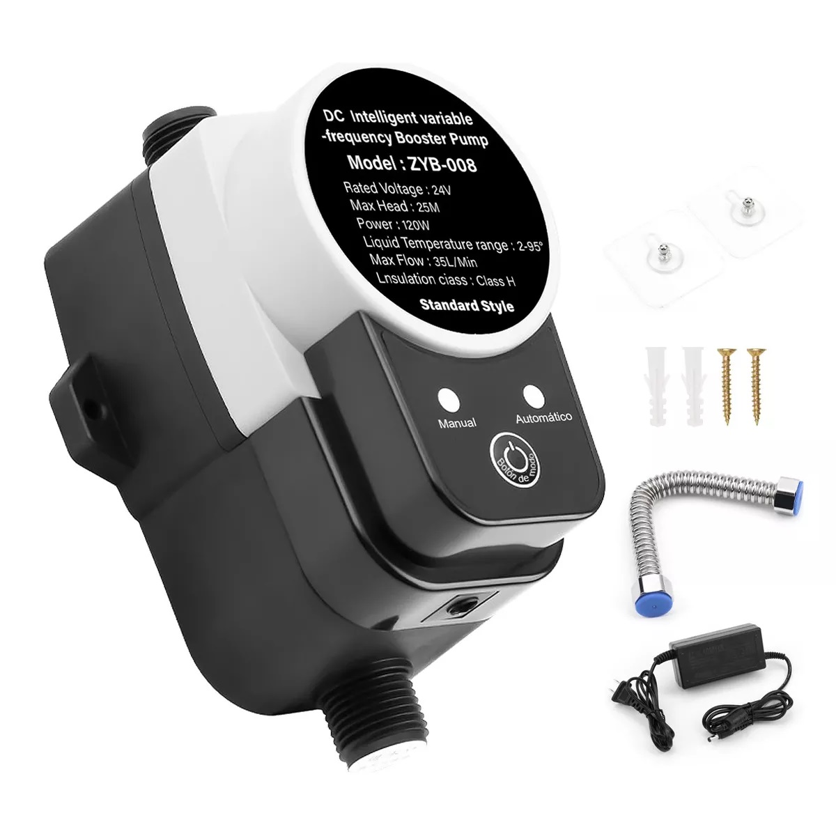 Presurizador De Bomba De Agua, Automático+manual, 35l/min 12