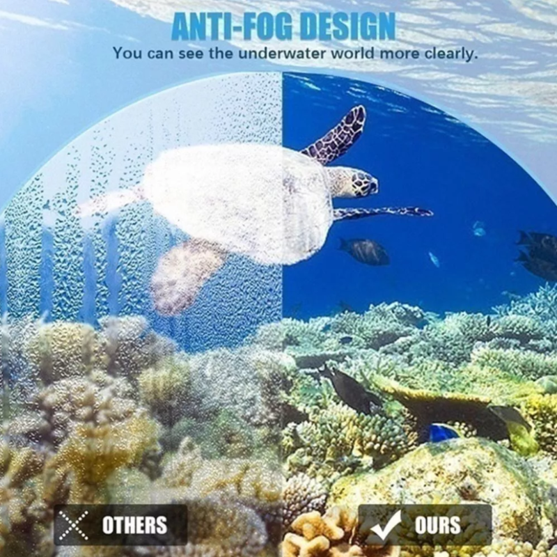 Mascara Snorkel Ninja Visores Buceo Negro.