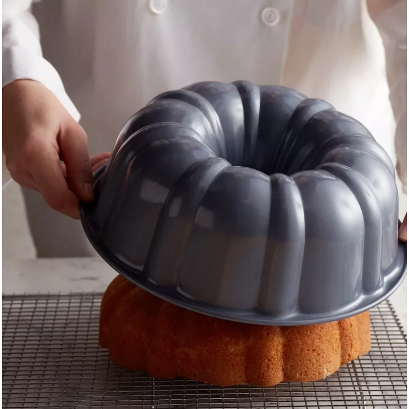 Molde Rosca Panque Pan Antiadherente Acero Inoxidable Horno