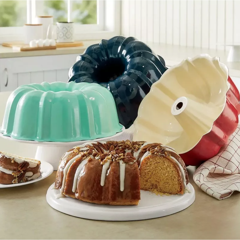 Molde Rosca Panque Pan Antiadherente Acero Inoxidable Horno