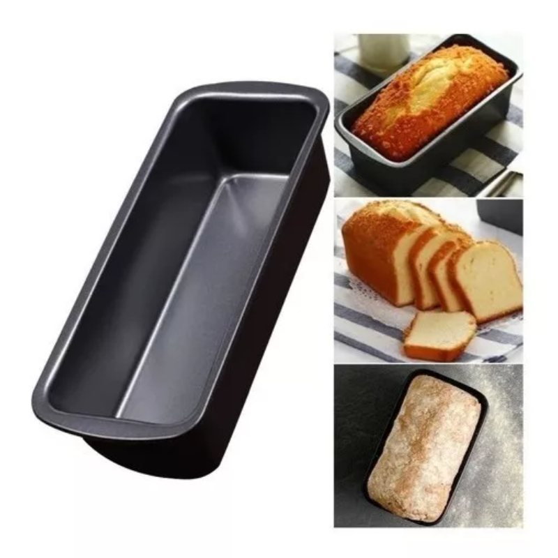 Molde Para Panque Pan De Caja Acero Antiadherente Para Horno