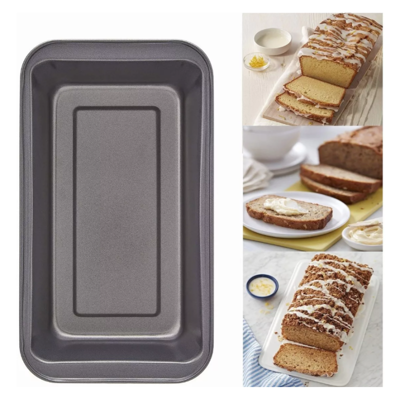 Molde Para Panque Pan De Caja Acero Antiadherente Para Horno