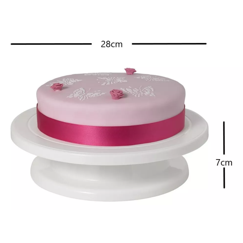 Base Giratoria Para Pasteles Plato Decoración Repostería.