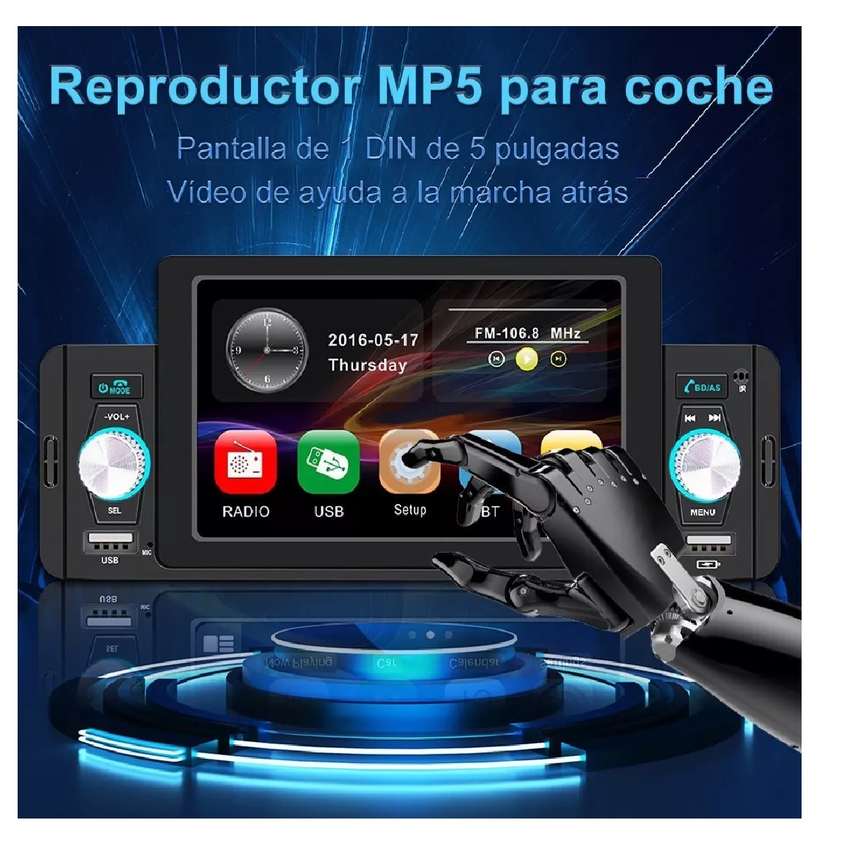 Convierte tu radio del coche en un sistema 'bluetooth', reproductor MP3 y  manos libres con solo un aparato