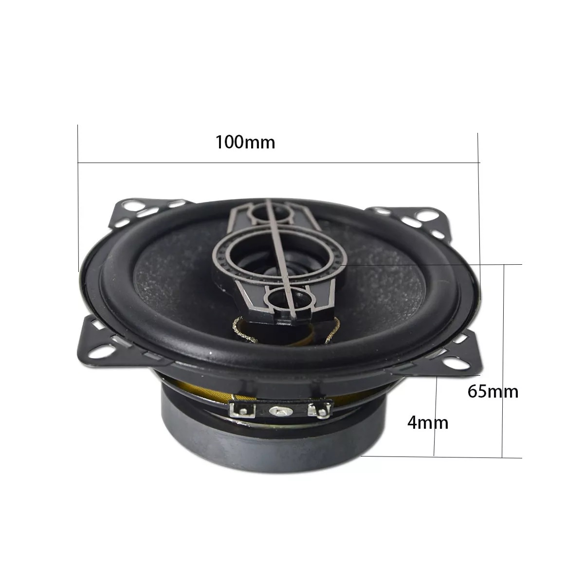 Par Bocinas Para Auto Banda Dual Altavoces Coaxial 4 Pulgadas