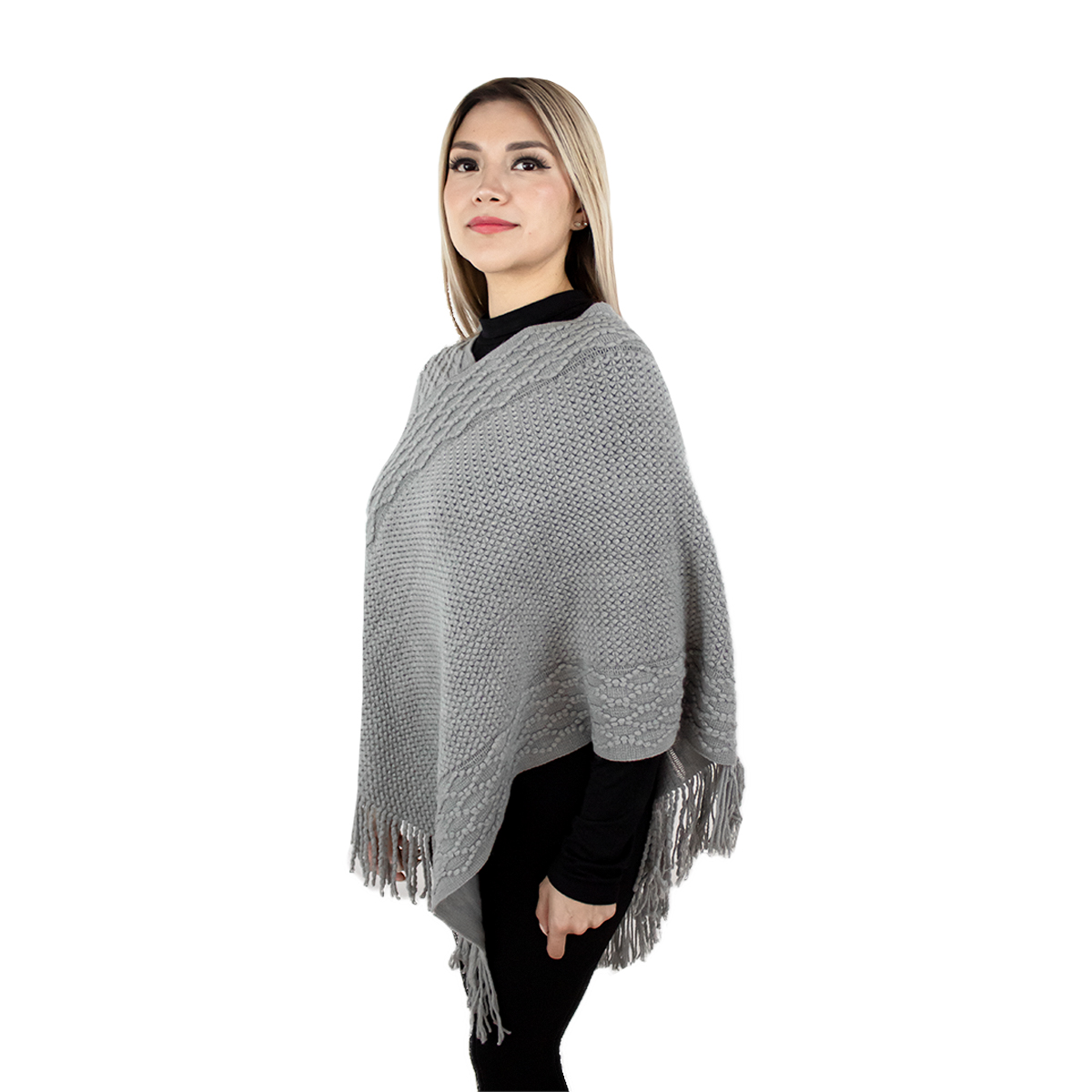 Capa Poncho Tejida Para Mujer Marca Vasarelli