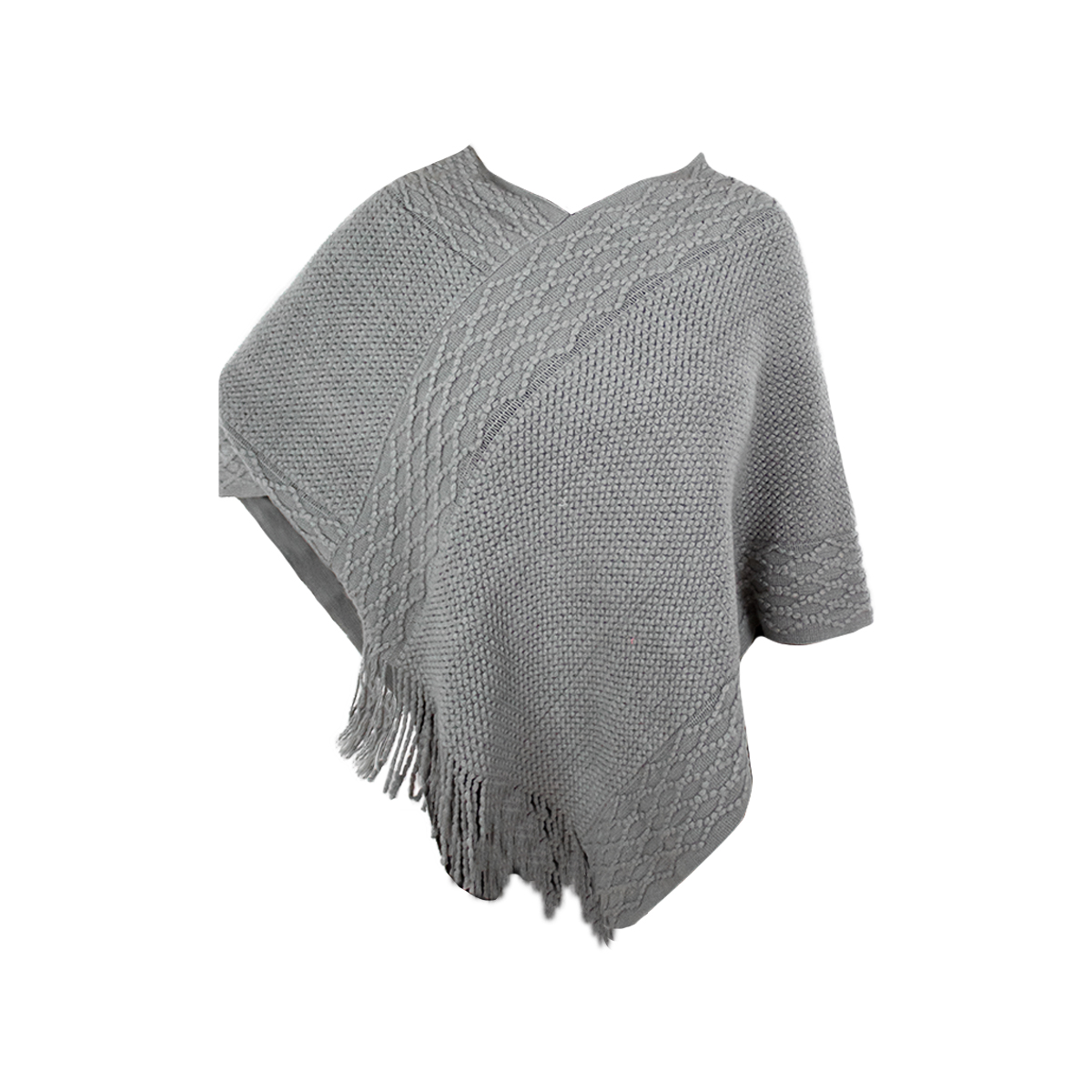 Capa Poncho Tejida Para Mujer Marca Vasarelli