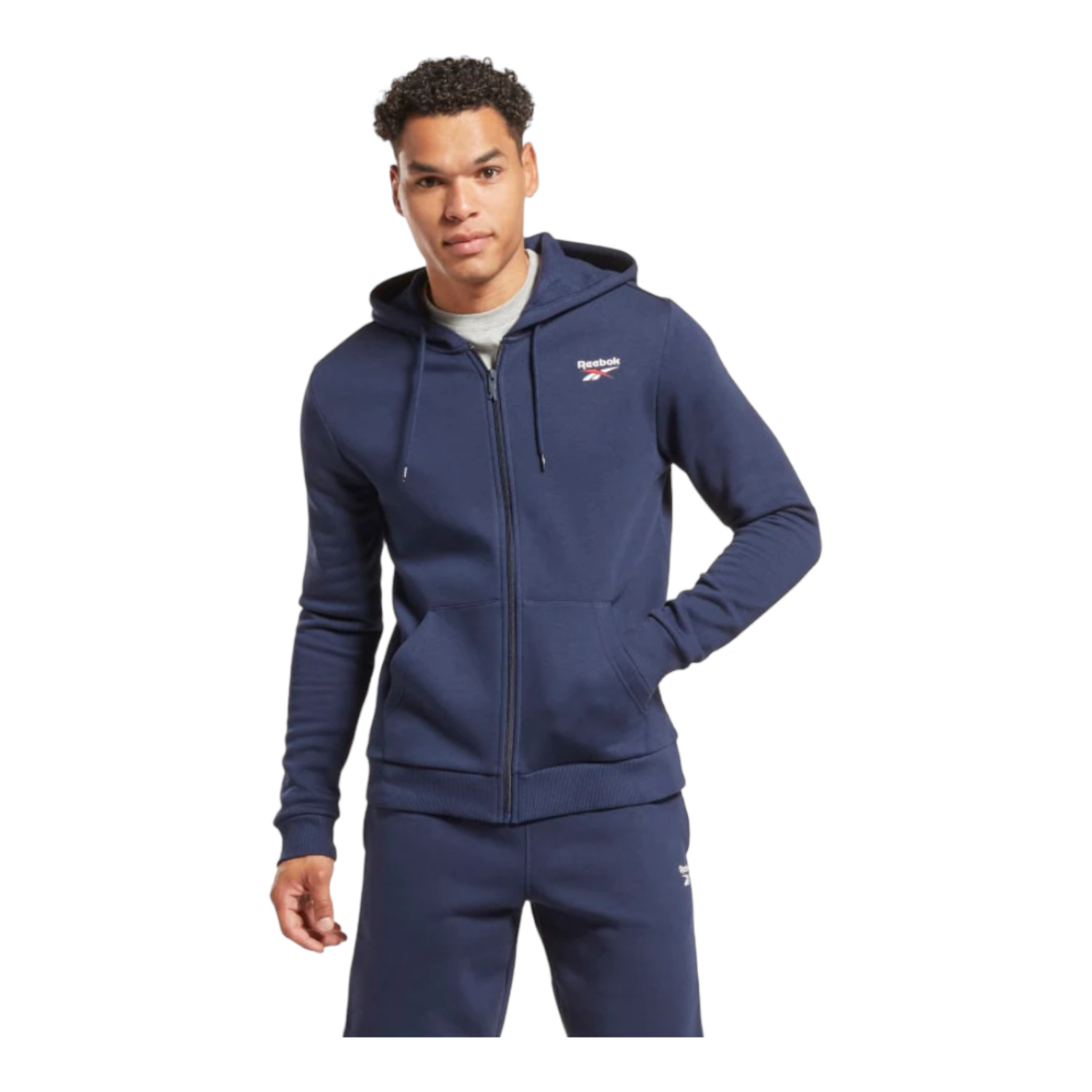 SUDADERA REEBOK HOMBRE AZUL REEBOK TRAINING H52220