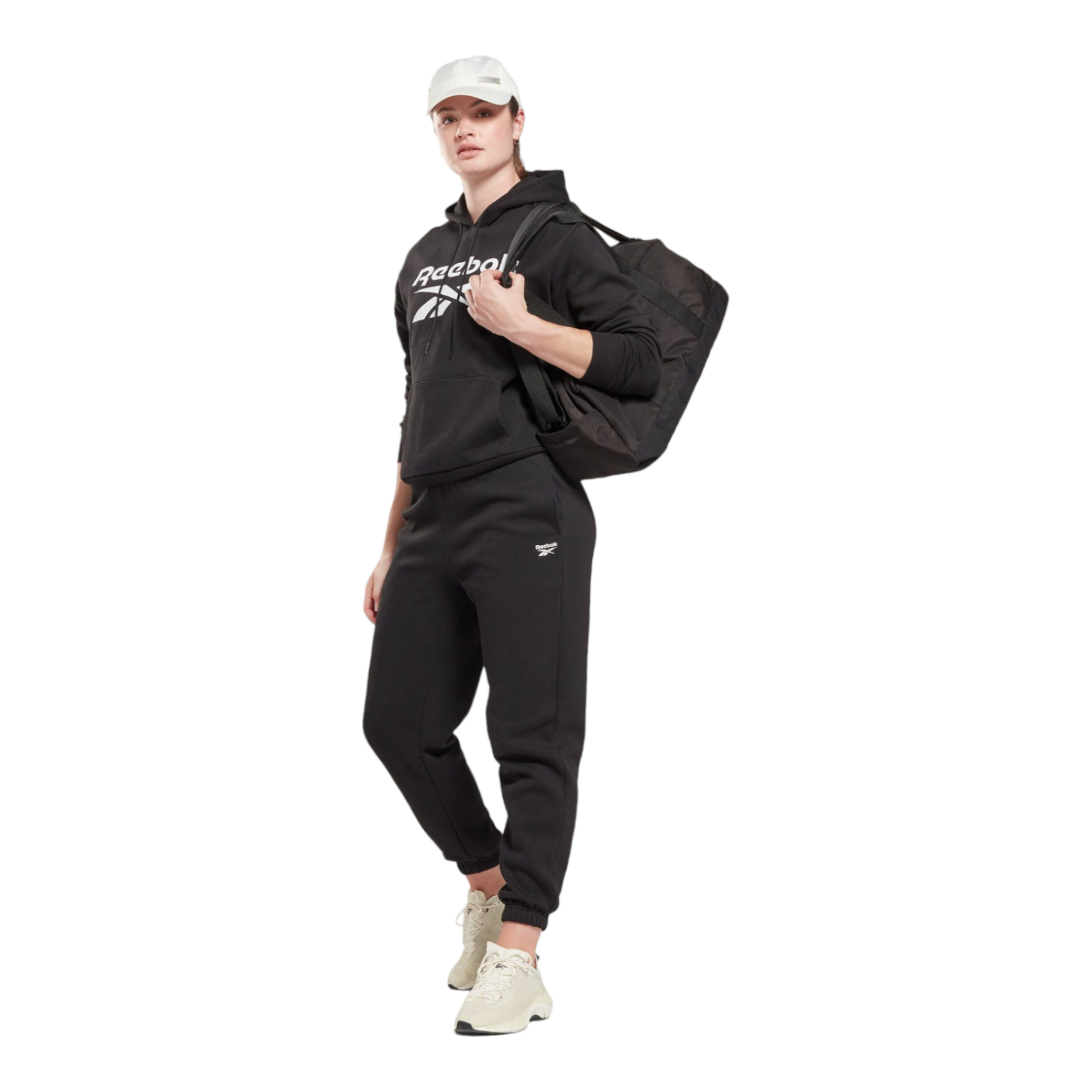 SUDADERA REEBOK MUJER NEGRO REEBOK FLEECE H54748.