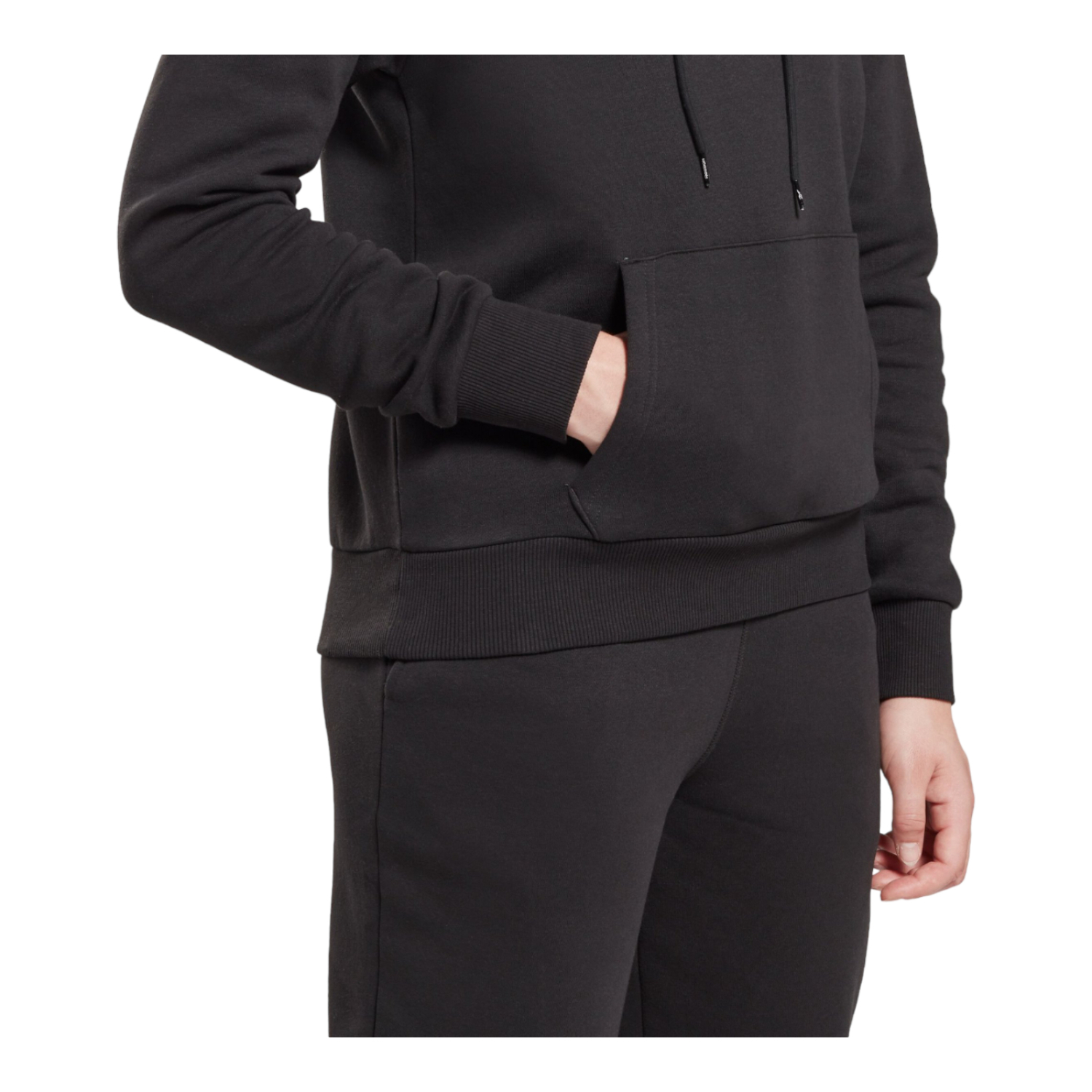 SUDADERA REEBOK MUJER NEGRO REEBOK FLEECE H54748.