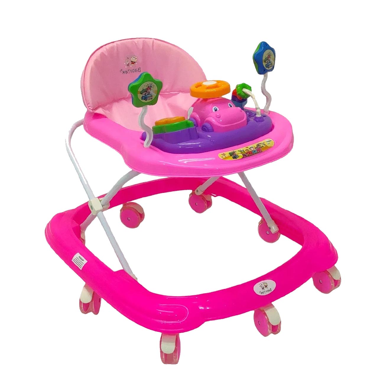 Andadera para bebé Carrito Babytek TEK-102 Rosa