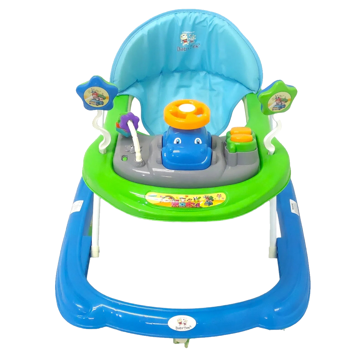 Andadera para bebé Carrito Babytek TEK-102 Azul/ Verde.