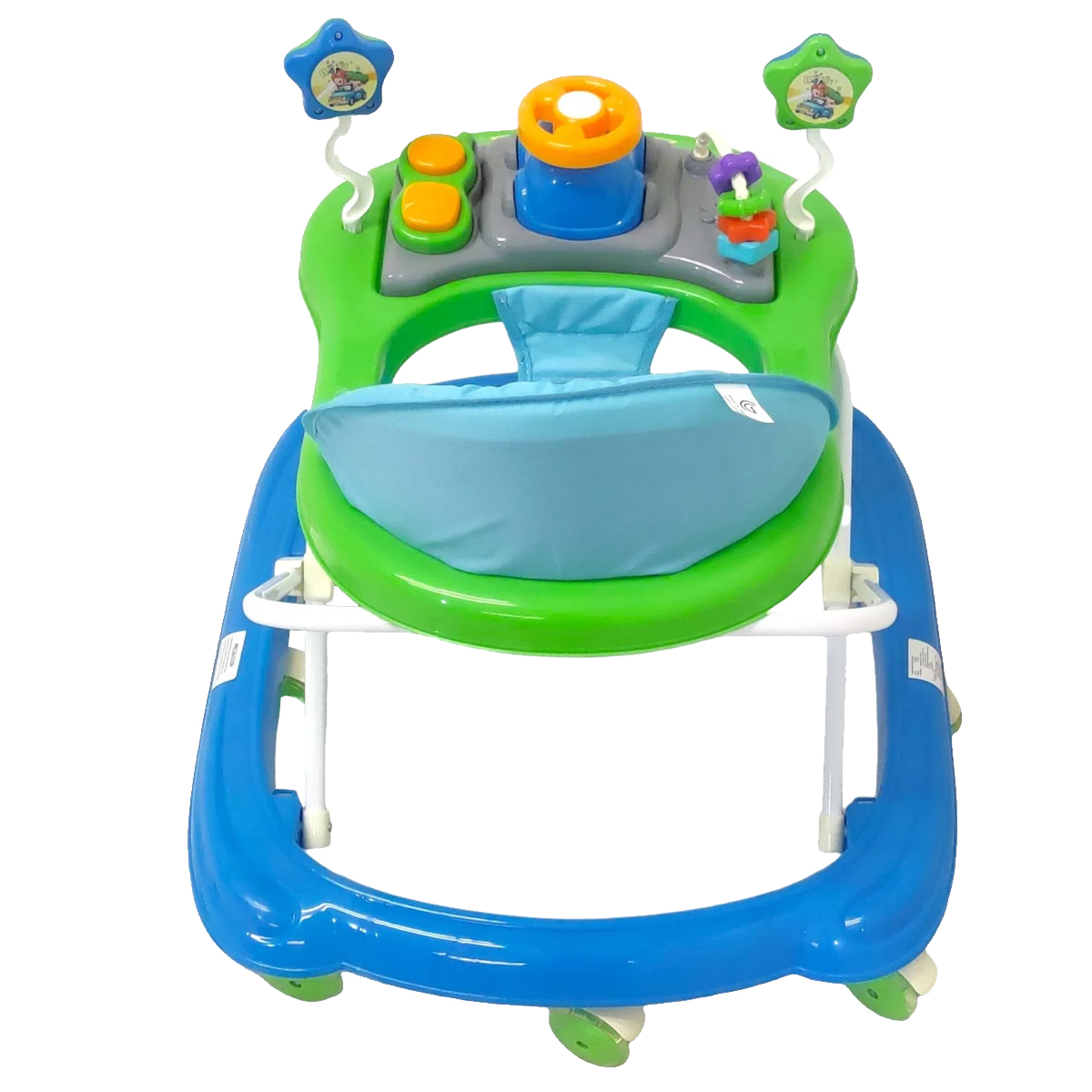 Andadera para bebé Carrito Babytek TEK-102 Azul/ Verde.