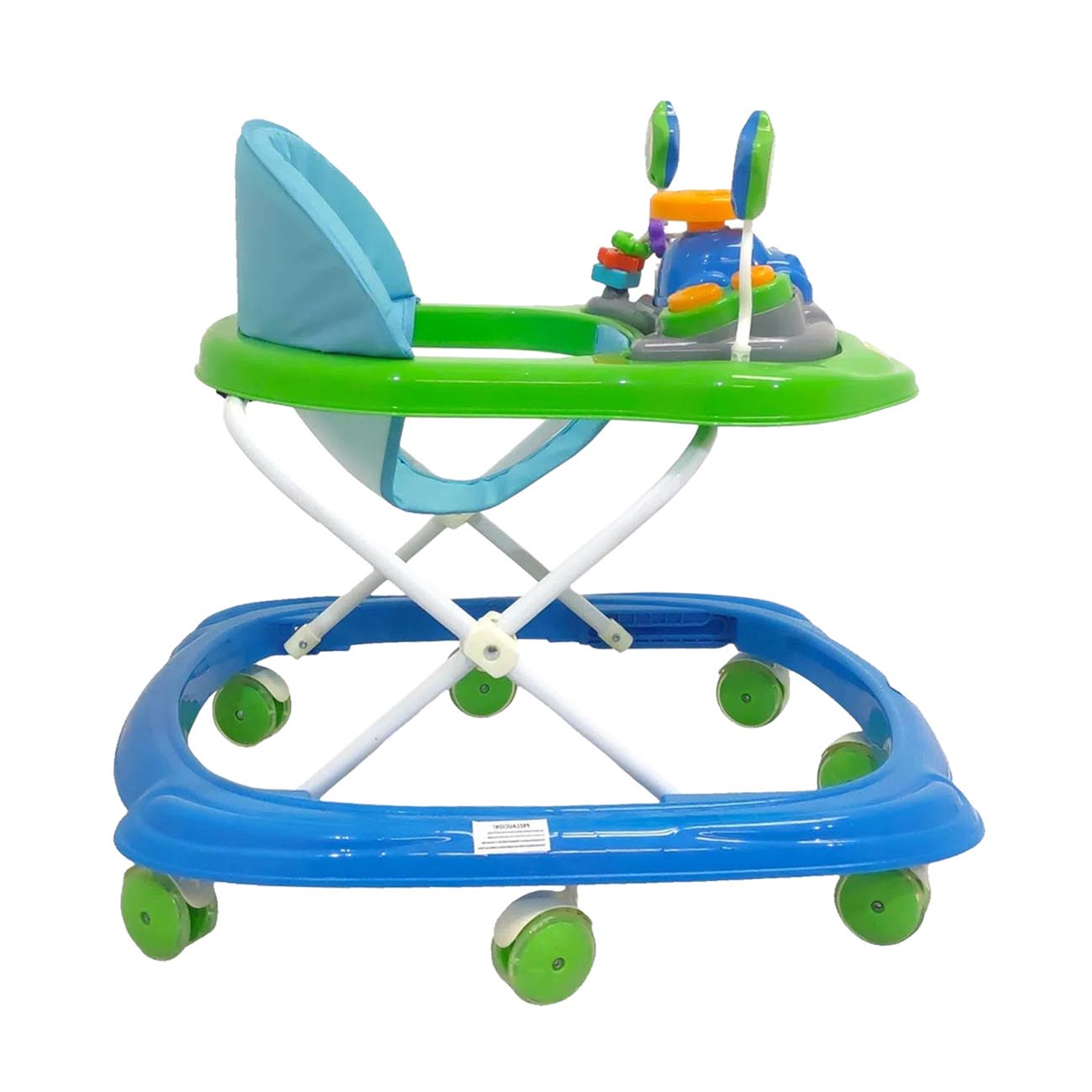 Andadera para bebé Carrito Babytek TEK-102 Azul/ Verde.