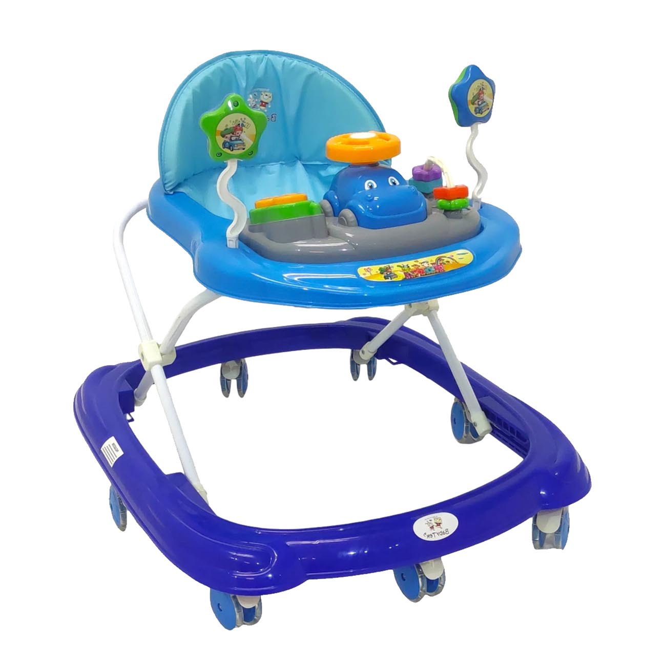 Andadera para bebé Carrito Babytek TEK-102 Azul/ Azul Rey.