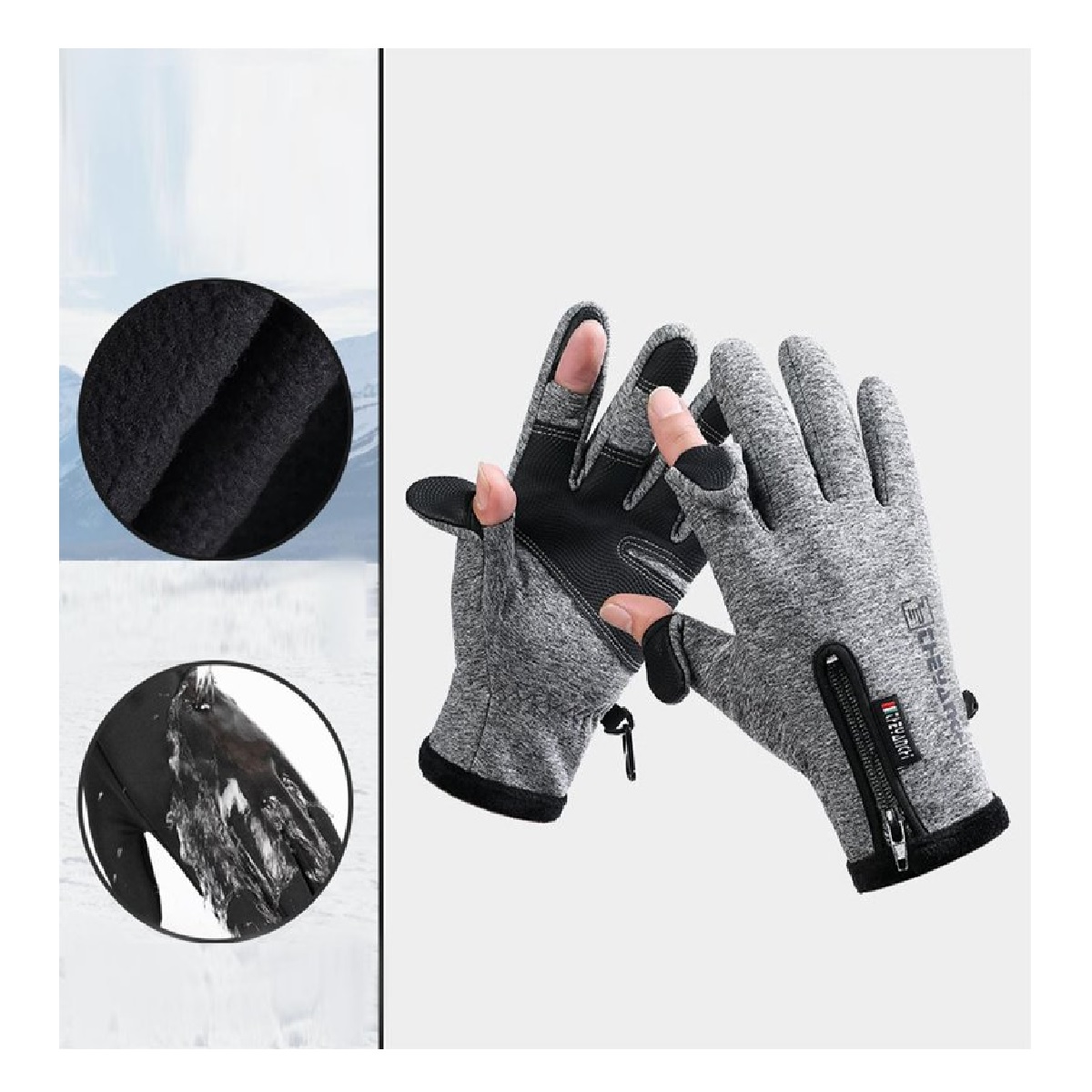 Vgo Guantes Motosierra Mujeres Touchscreen,12-capa de