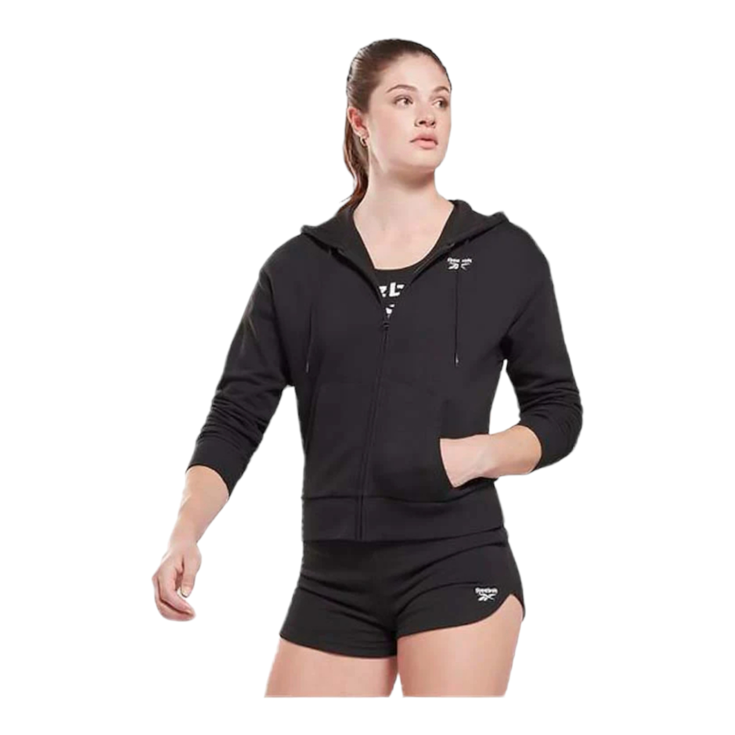 SUDADERA REEBOK MUJER NEGRO REEBOK RI SL FRENCH H54754.