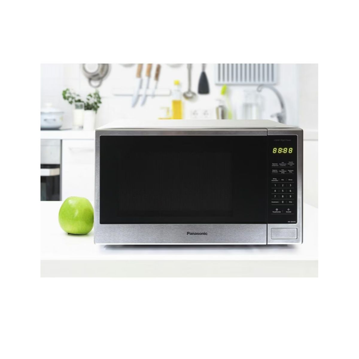 Horno De Microondas Convencional Panasonic Silver 1.3 P Nn-Sb646sruh