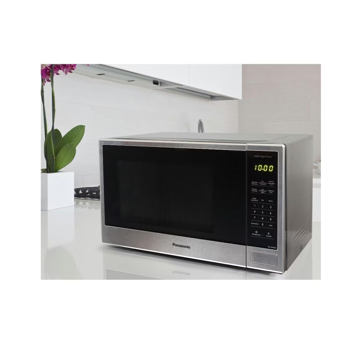 Horno De Microondas Convencional Panasonic Silver 1.3 P Nn-Sb646sruh