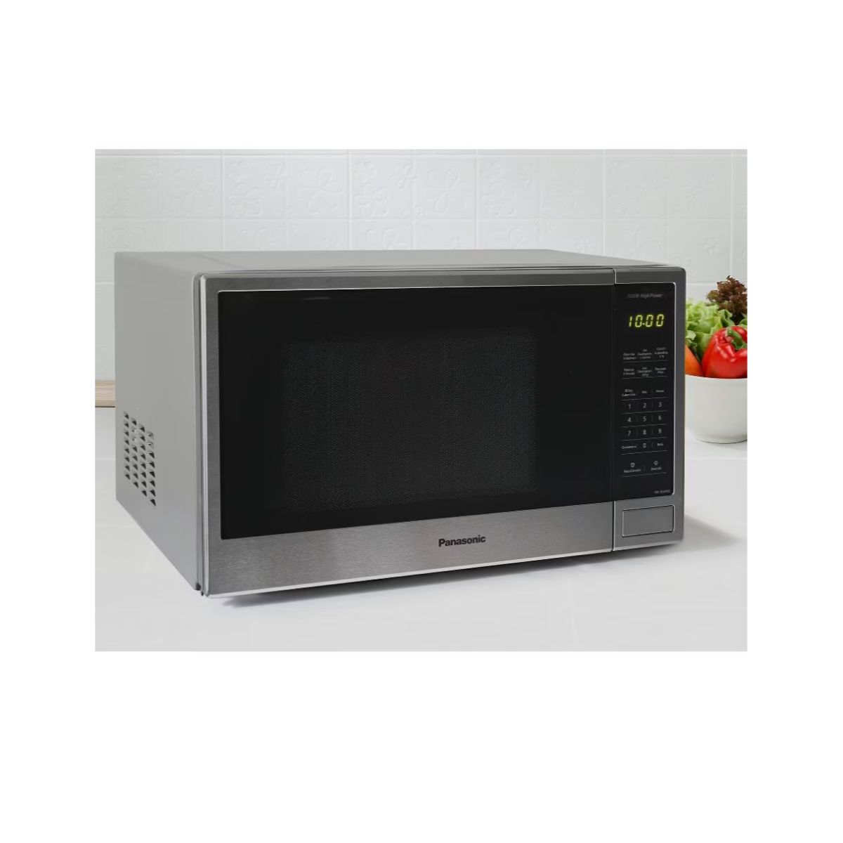 Horno De Microondas Convencional Panasonic Silver 1.3 P Nn-Sb646sruh