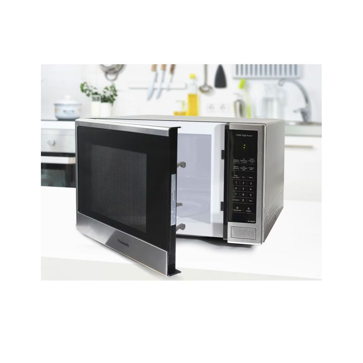 Horno De Microondas Convencional Panasonic Silver 1.3 P Nn-Sb646sruh