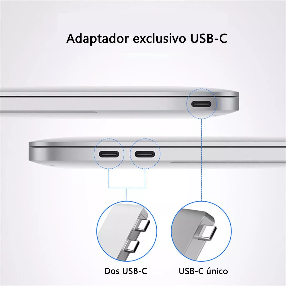 Adaptador Usb C Hub Thunderbolt 3 Hdmi Para Macbook Pro/air Gris
