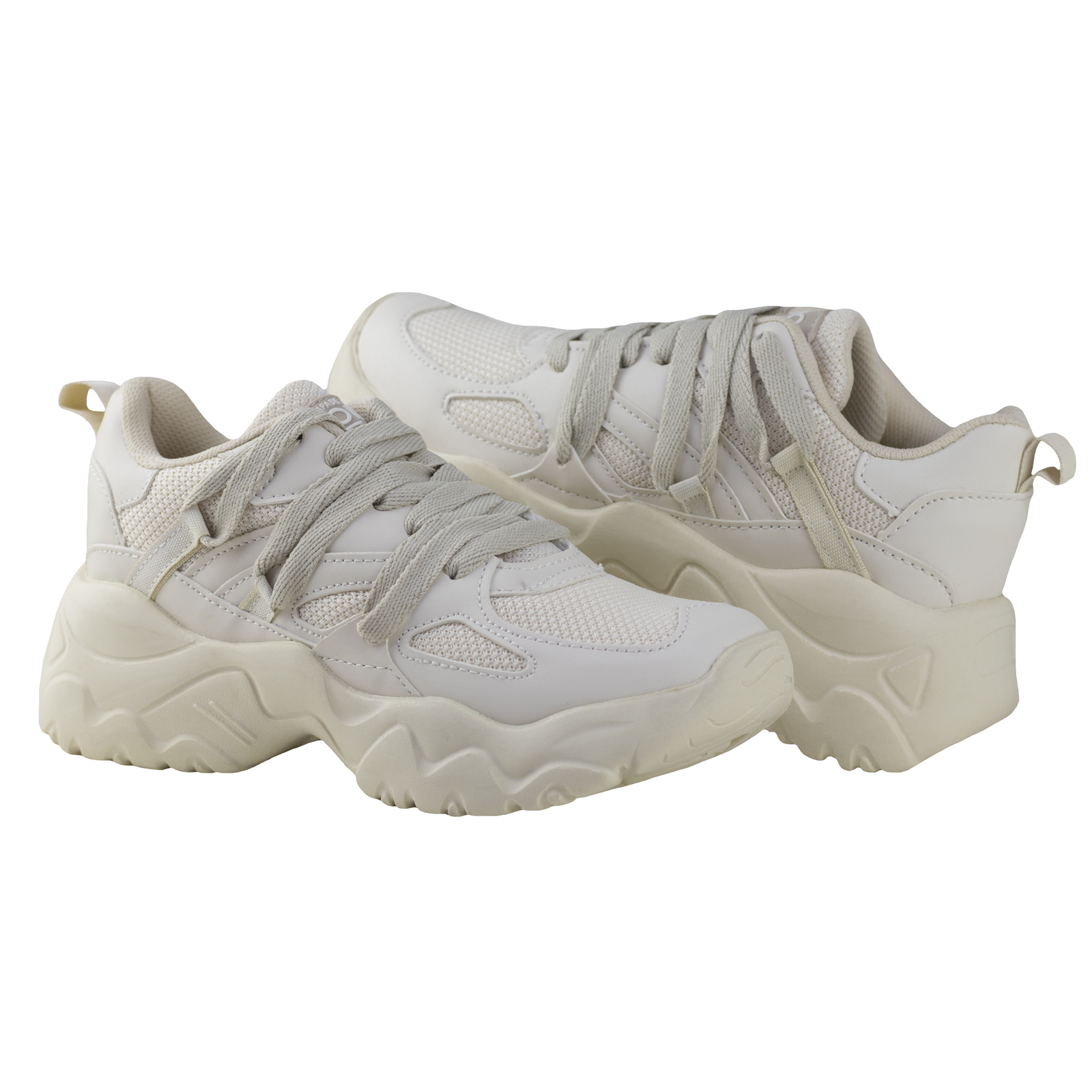 Tenis Urbano De Plataforma Mujer Capa De Ozono 632403 Latte