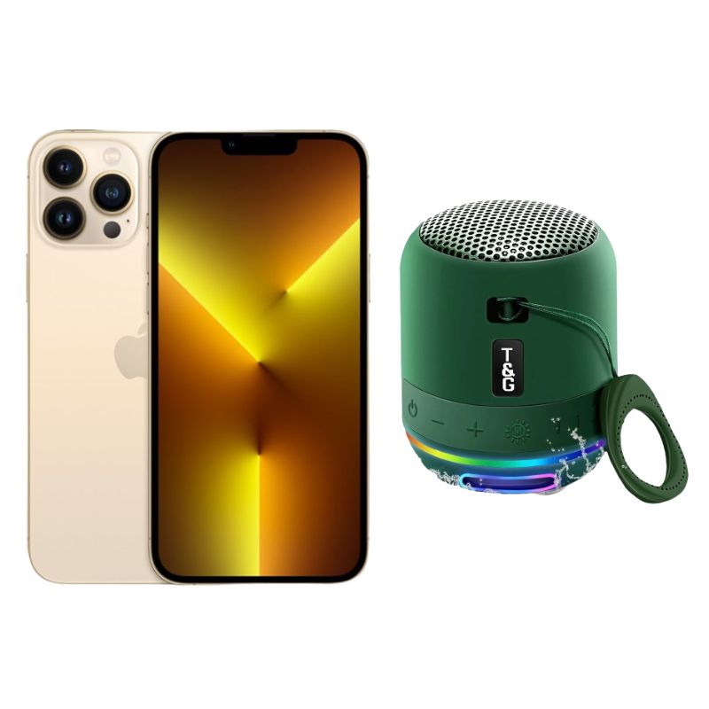 iPhone 13 Pro 256GB Dorado Reacondicionado Grado A + Mini Bocina