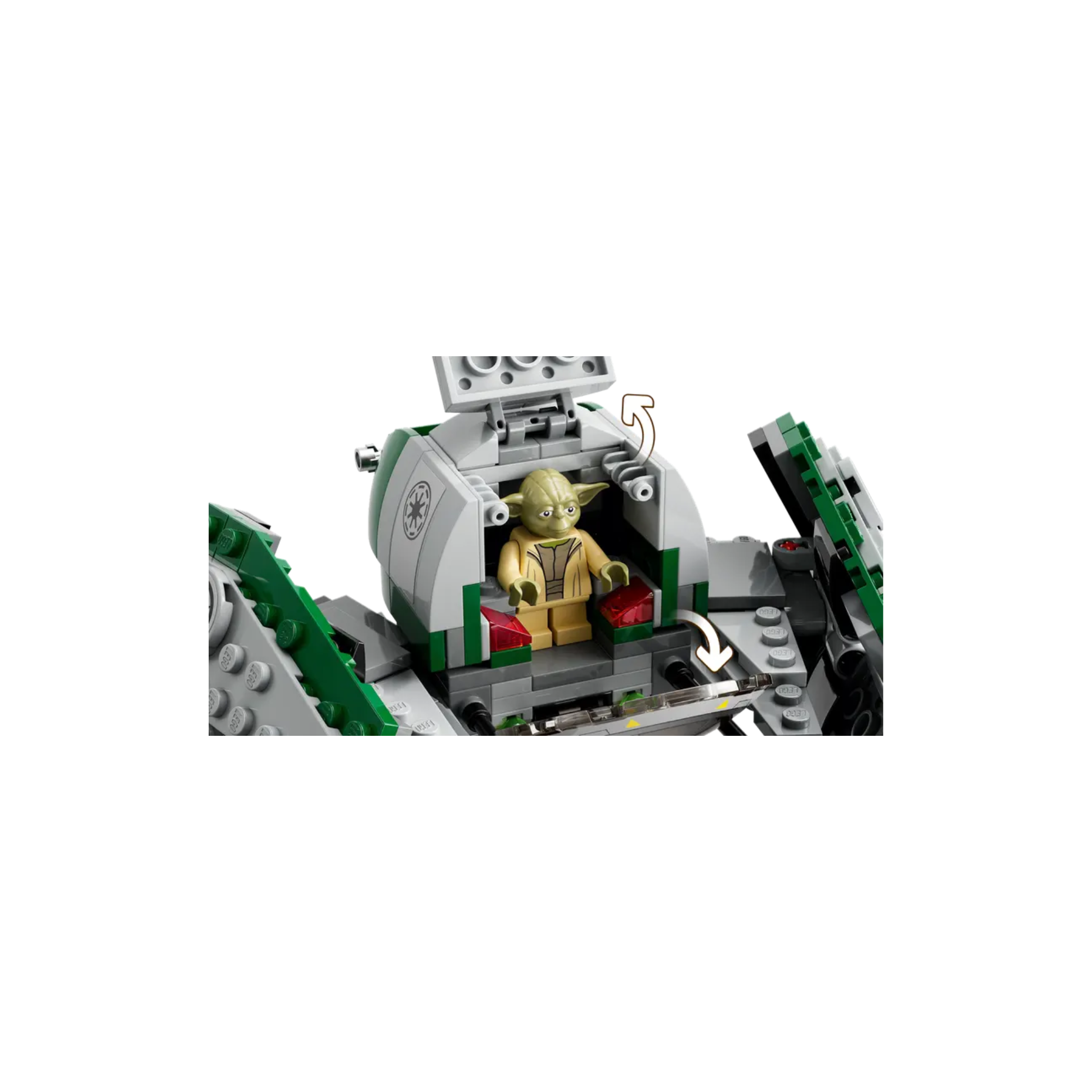 Lego 75360 Caza Estelar Jedi de Yoda