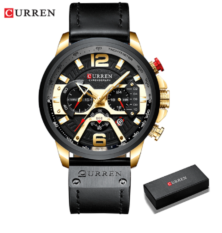 Reloj DE Caballero Curren Negro  8329
