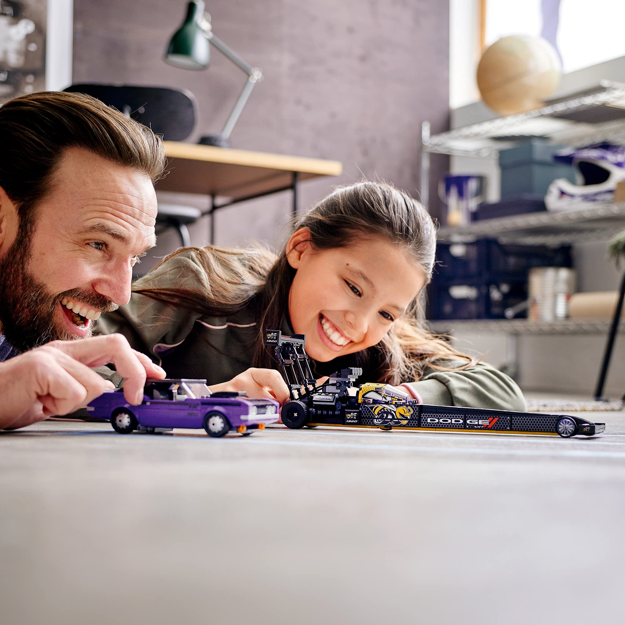 Lego Drágster Mopar Dodge, Fuel Y Dodge Challenger Speed 627pzs