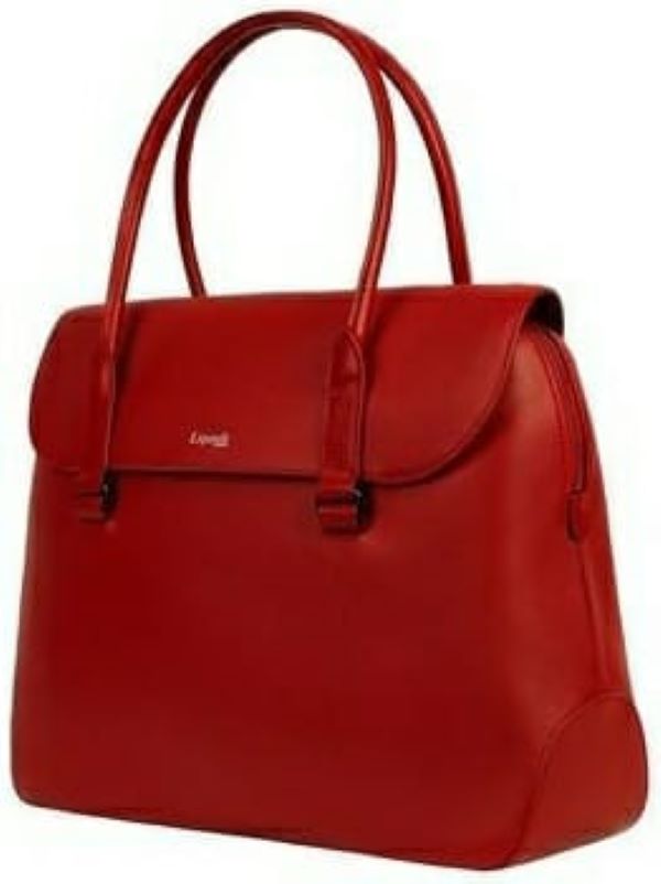 Leather Laptop Tote Bag Lipault Plume Elegance Bolsa Lipault