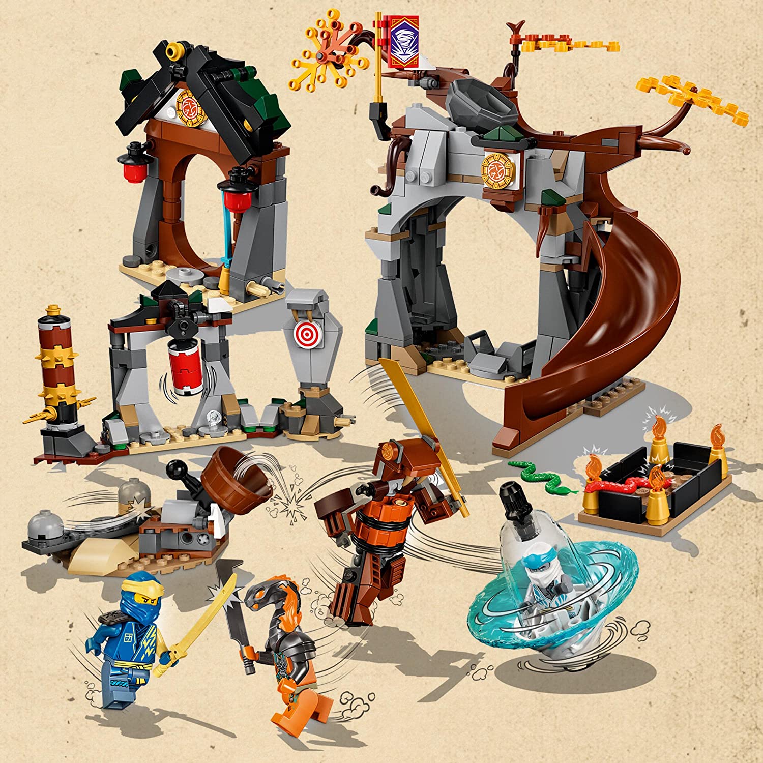 Lego Ninjago Centro de Entrenamiento Ninja 524pzs