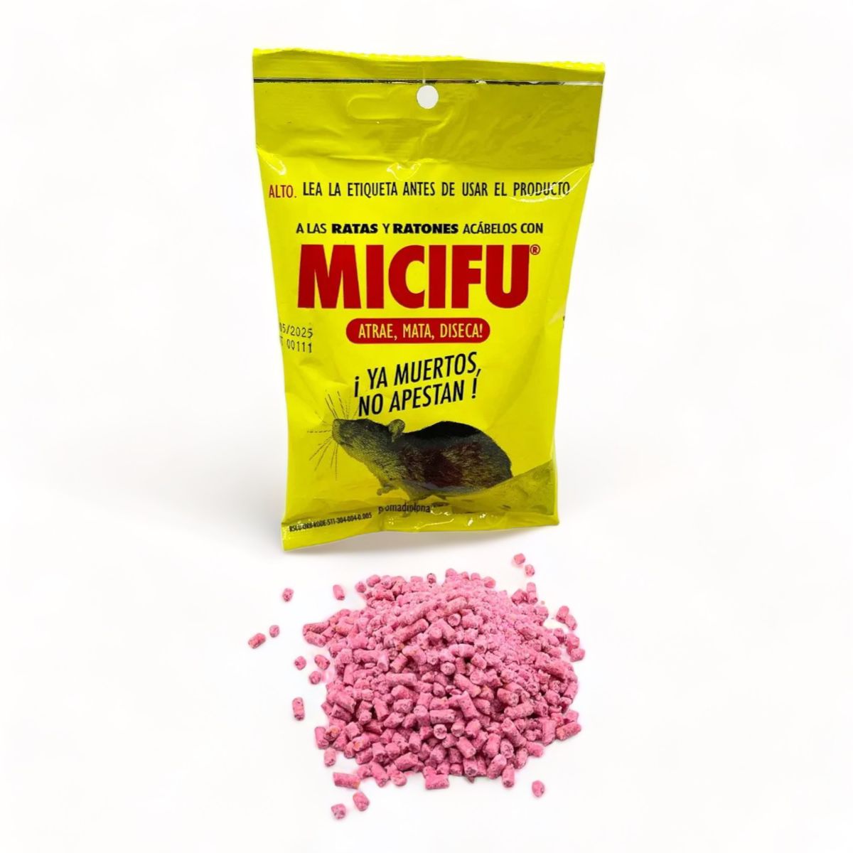 Micifu Pellets Bromadilona Atrae, Mata Y Diseca 50 Grms