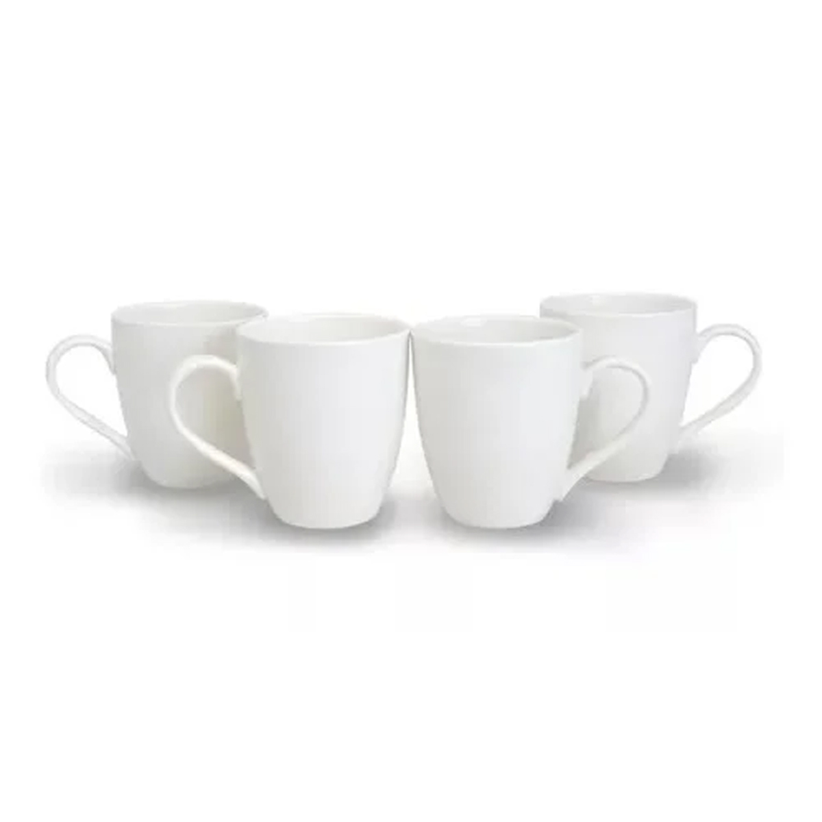 Juego de 4 Tazas de Cerámica Clásicas Ideen 270 ml