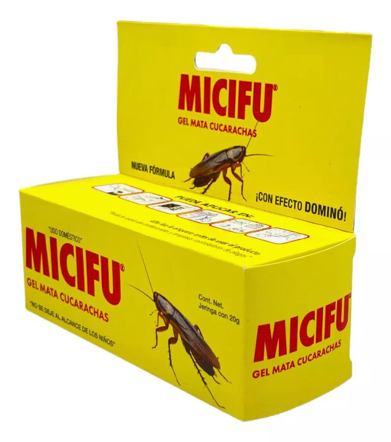 Micifu Gel Mata Cucarachas Abamectina Jeringa Con 20grms