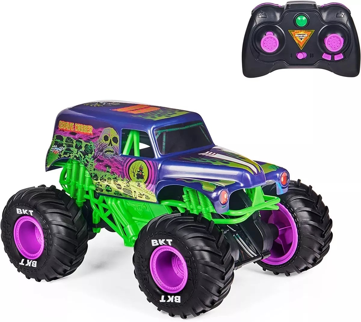 Monster jam grave digger freestyle R/C spin master