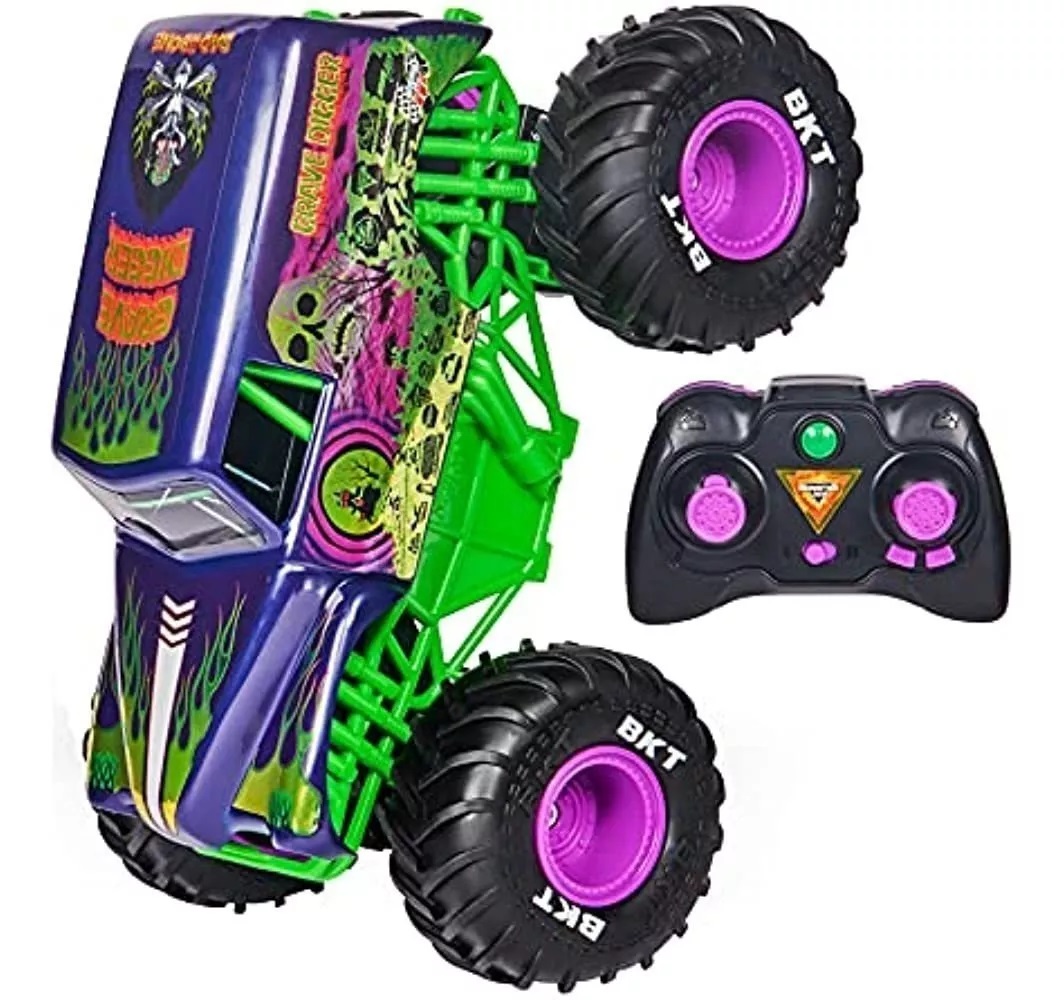 Monster jam grave digger freestyle R/C spin master