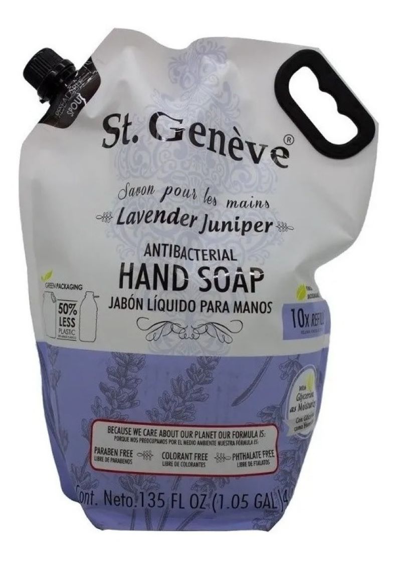 Jabón Liquido ST Geneve 670682 4 Lt Aroma Lavanda para Manos