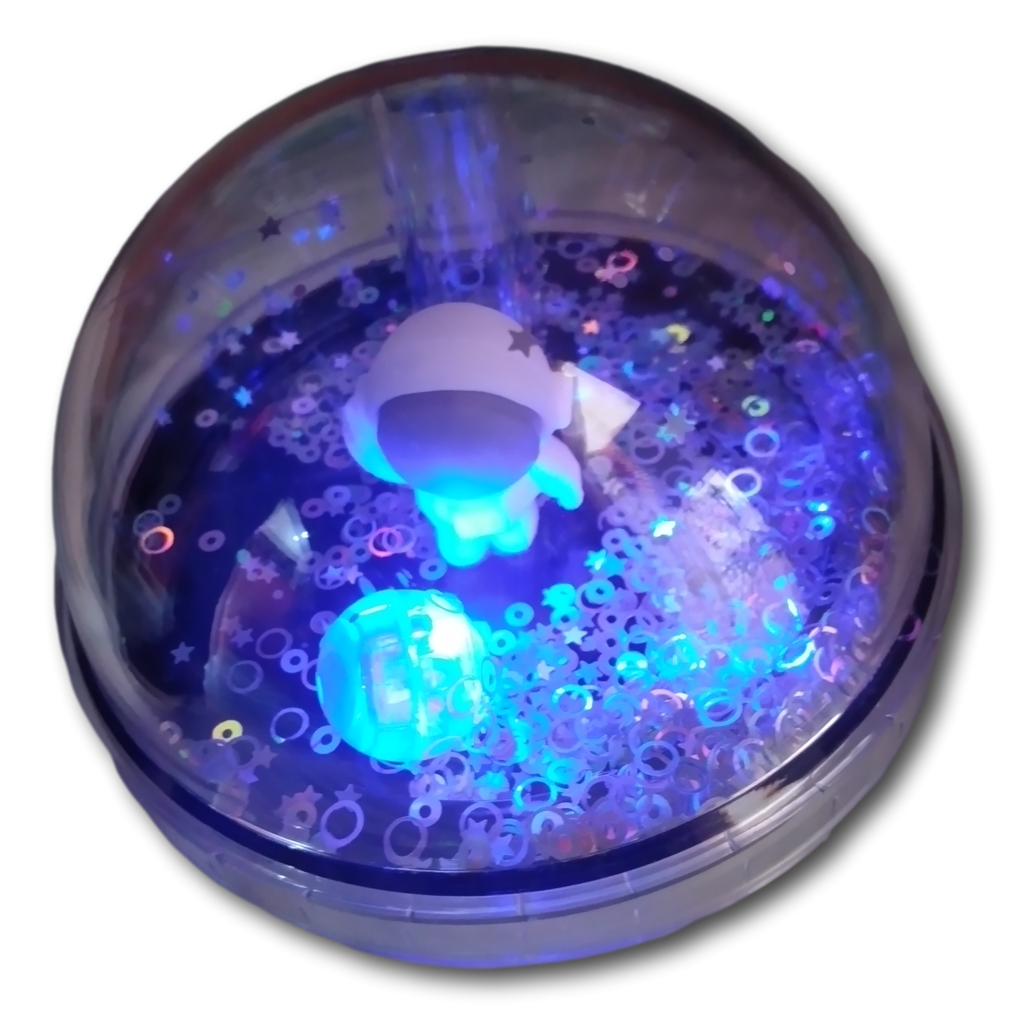 Vaso Termo Acrílico Para Niños Figura Astronauta Con Luz